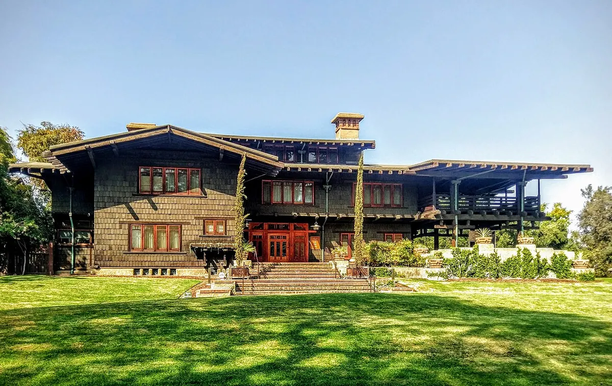 The Gamble House, the Greene and Greene Craftsman landmark in Pasadena, California